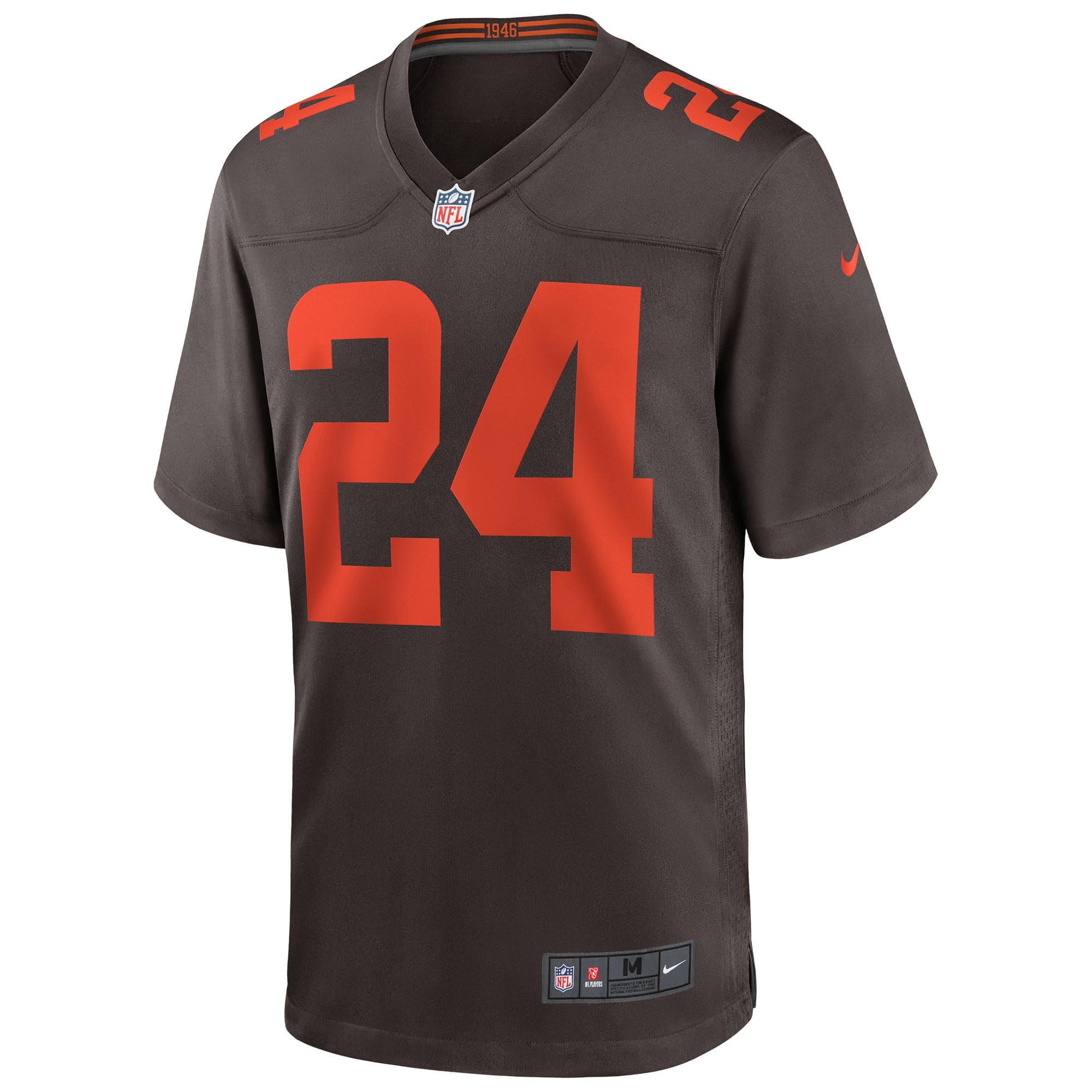 Nick Chubb #24 Cleveland Browns Nike Game NFL Jersey Alternate Brown