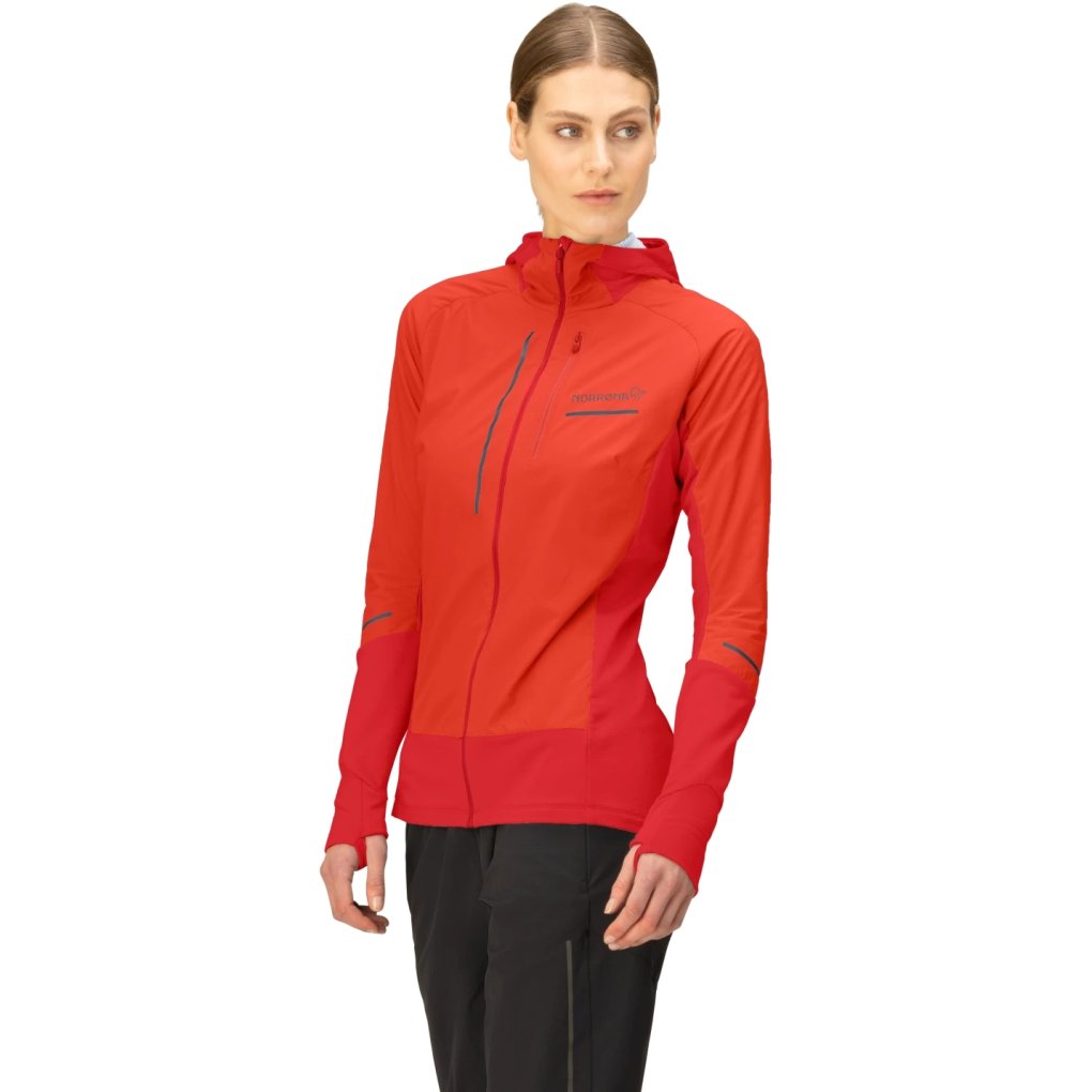 Norrona senja Alpha90 Zip Hood Jacket Women - Arednalin