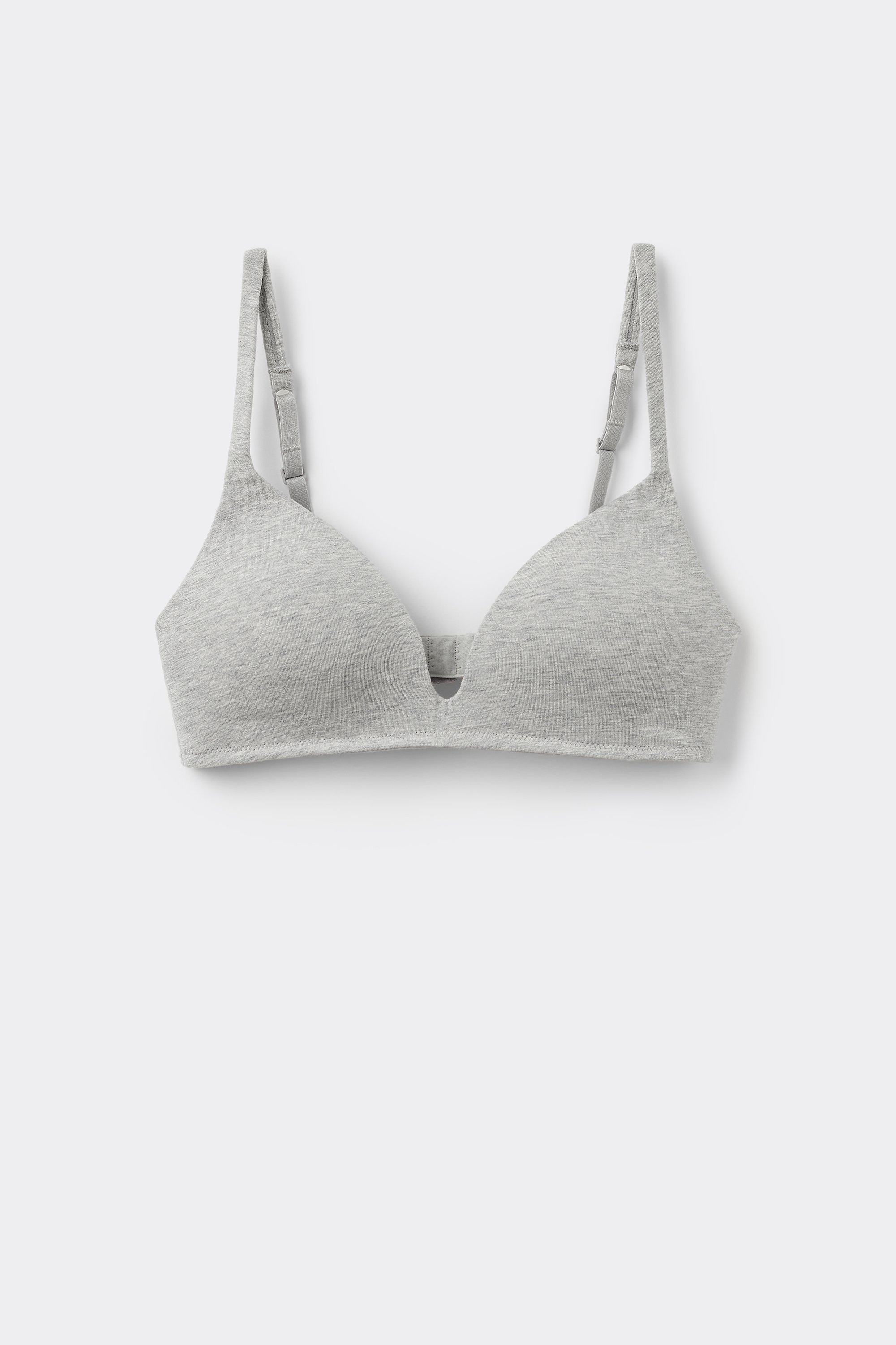 London Lightly Padded Triangle Bra in Organic Cotton