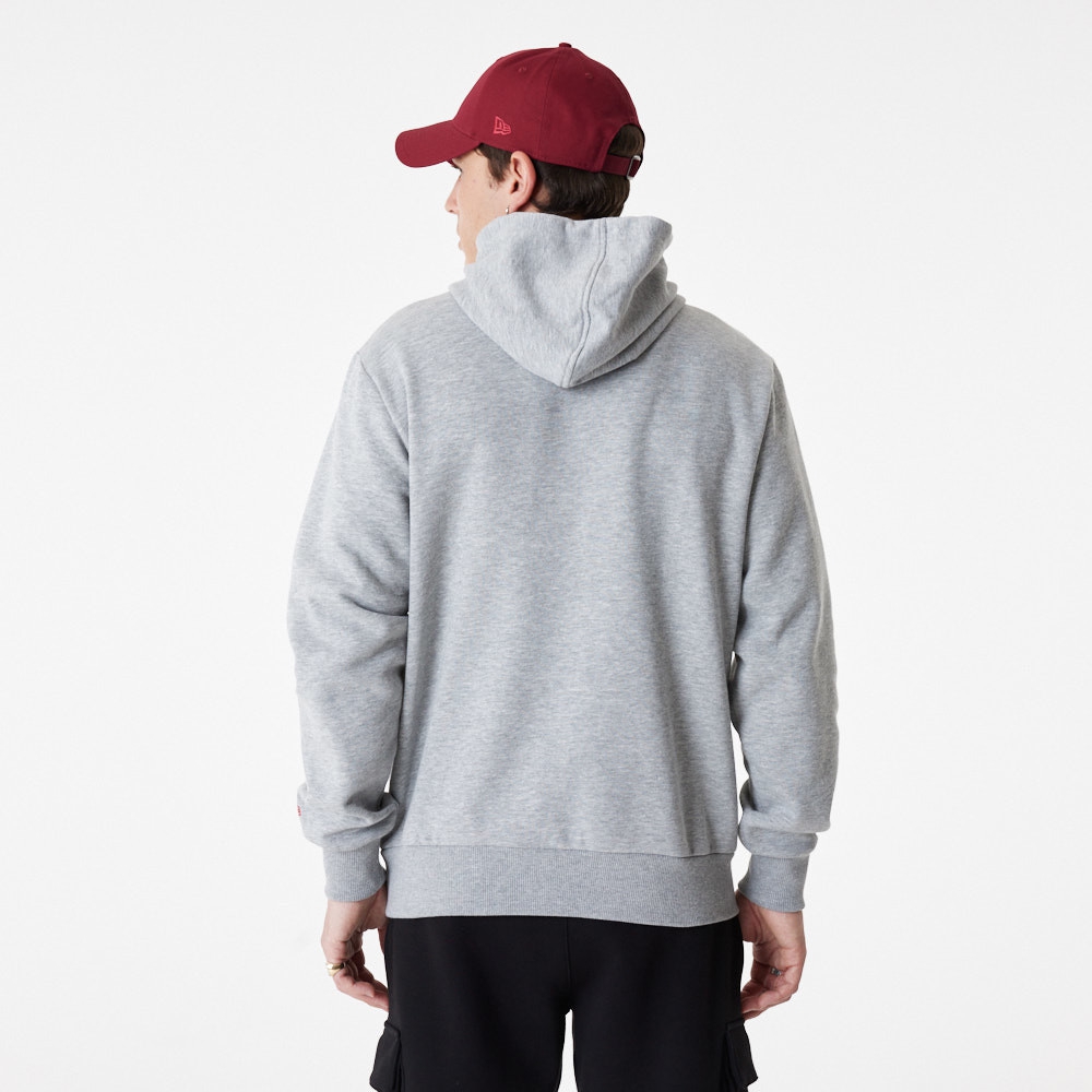 Los Angeles Dodgers Team Graphic New Era MLB Hoodie Gray