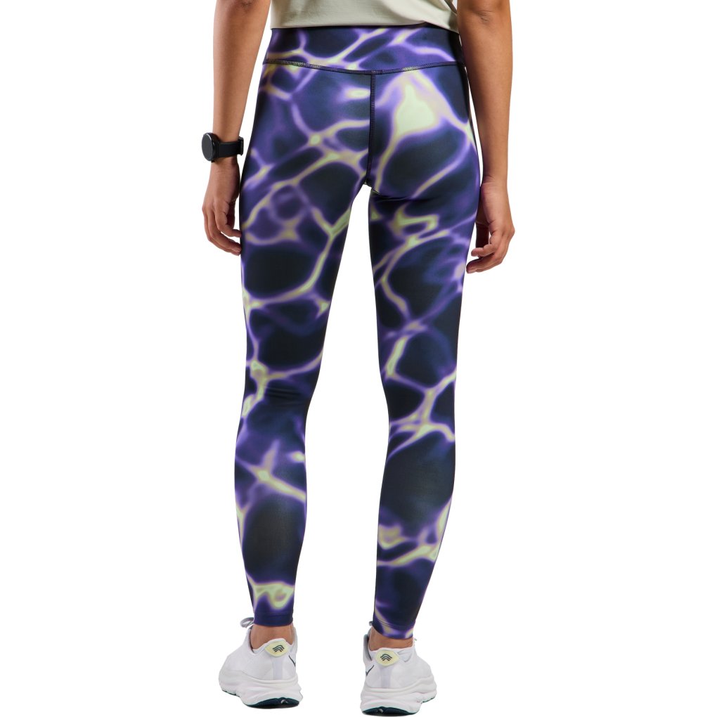 Odlo Zeroweight Print Running Tights 2.0 Women - afterparty