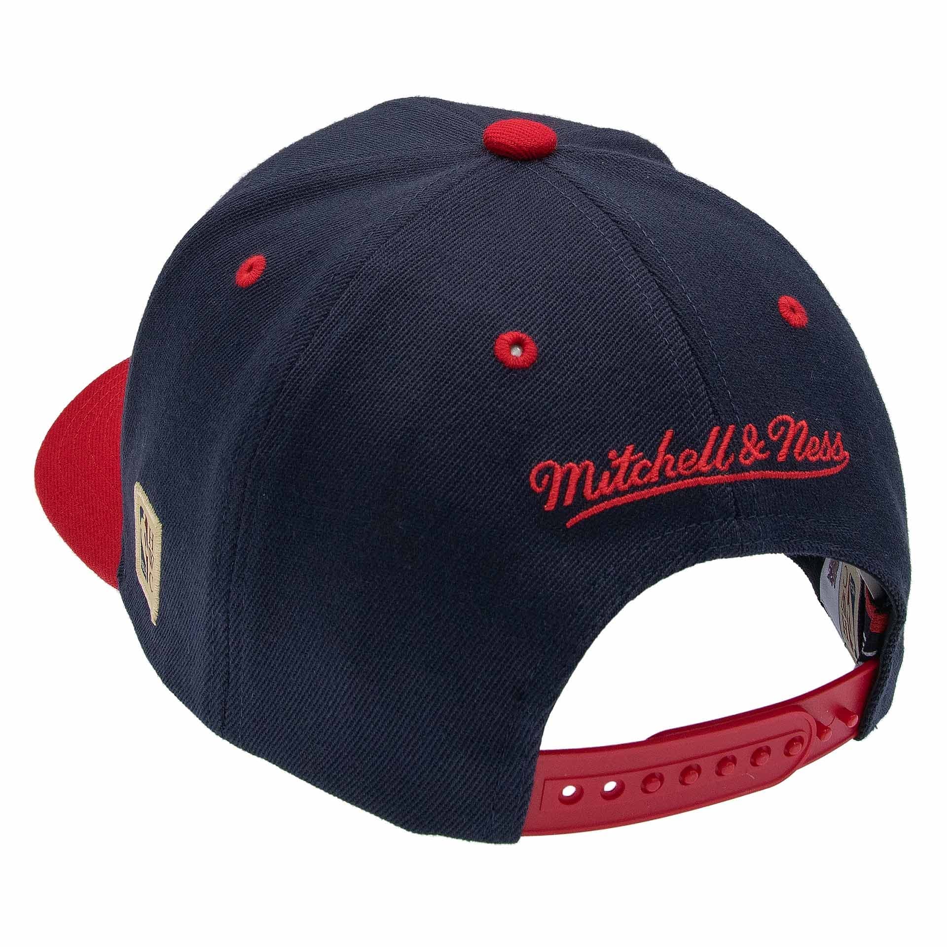 Houston Rockets Team Arch Classic Red Stretch-Snap NBA Cap Navy