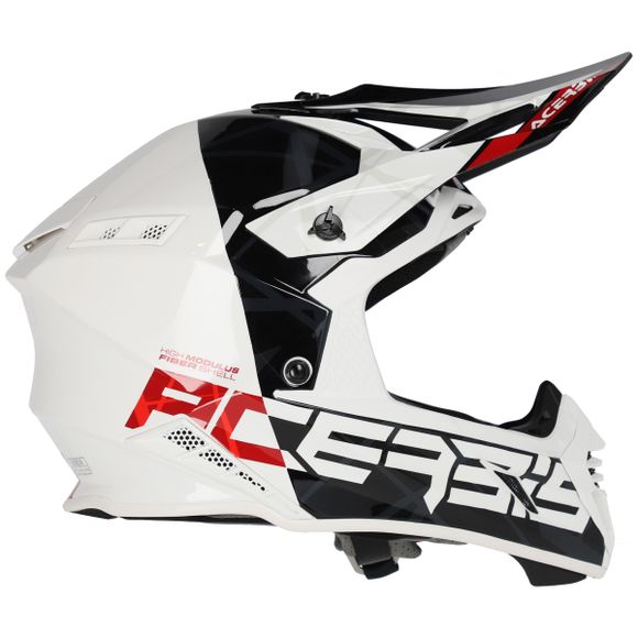 Casque cross Acerbis X-TRACK VTR ECE 2206 2024 - Noir / BlancRef : AE5305