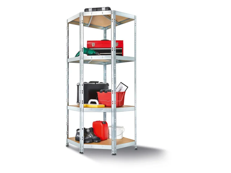 PARKSIDE® Rayonnage d'angle, 4 étagères, 70 x 70 x 180 x 40 cm