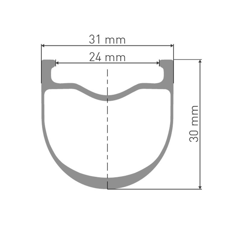 DT Swiss GRC 1400 DICUT 30 Front Wheel - 28