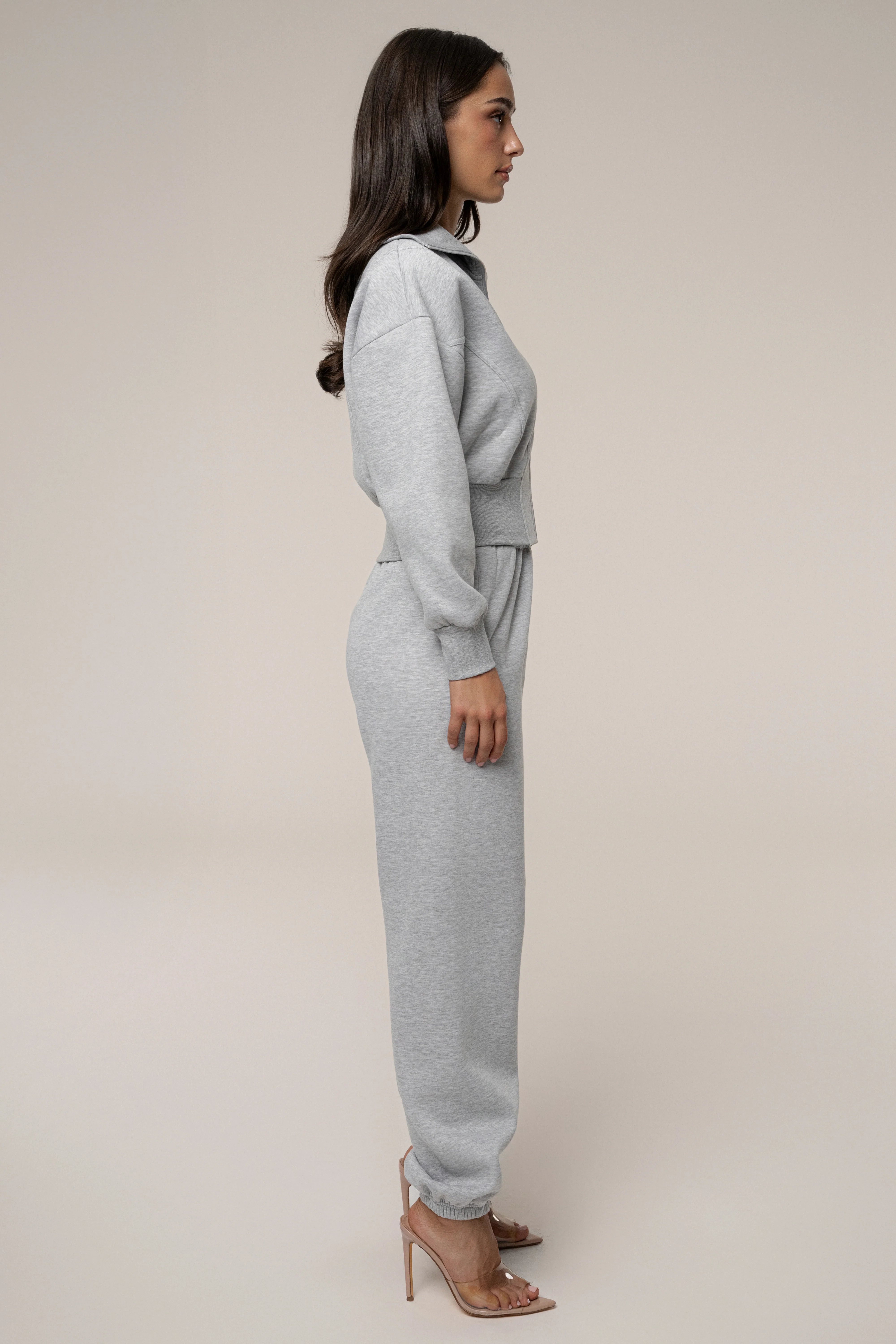 Heather Grey JLUXLABEL Logo Sweatpants