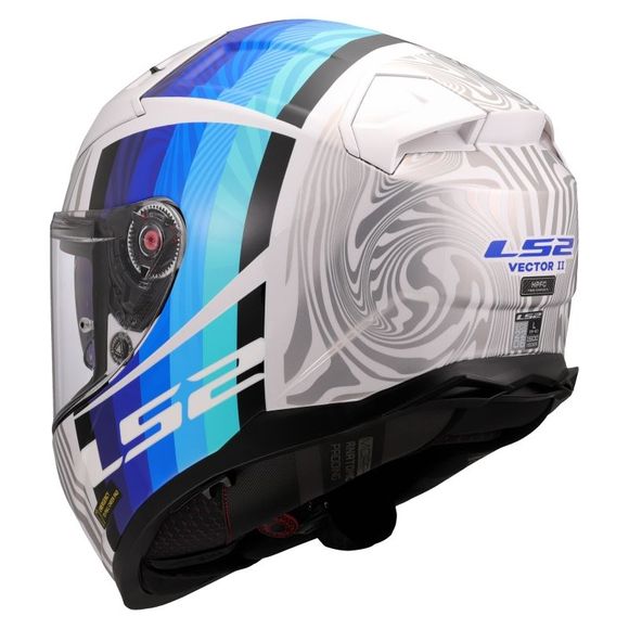 Casque intégral LS2 FF811 - VECTOR II - FREEDOM - Blanc / GrisRef : LS1026-C7343