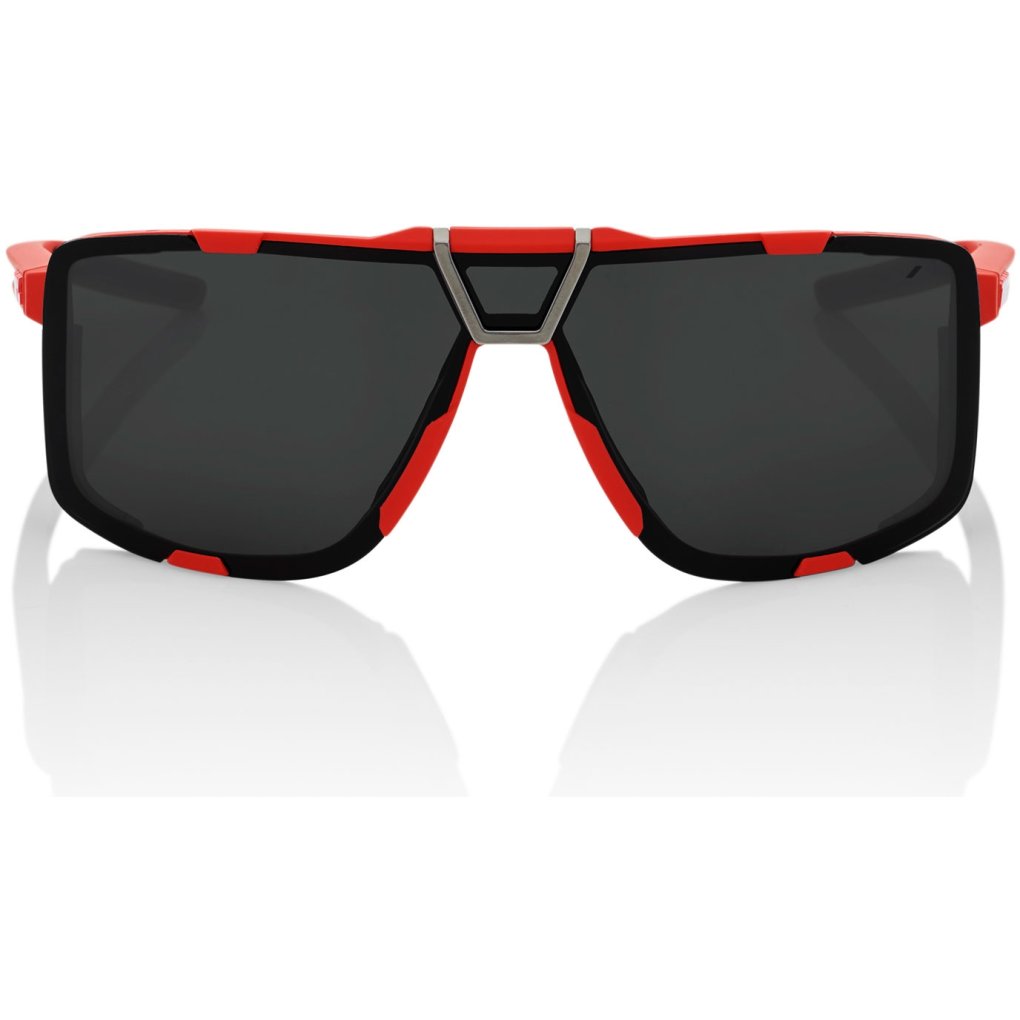 100% Eastcraft Glasses - Soft Tact Red - Black Mirror | Clear