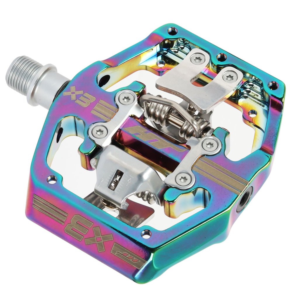 HT X3 Clipless Pedals - oil slick