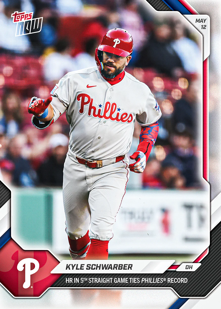 Kyle Schwarber - 2026 MLB Topps NOW® - Card 192 - PR: 968