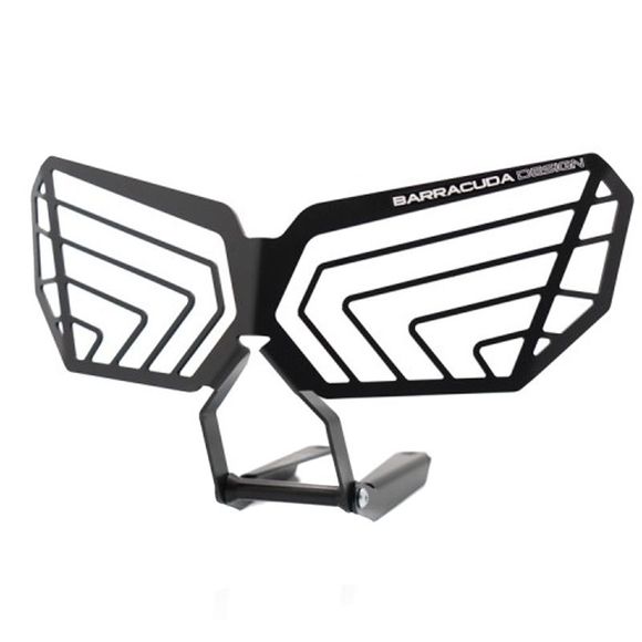 Barracuda Headlight Protection - Honda Africa Twin - BlackRef : BAR0211 / HA1300-19