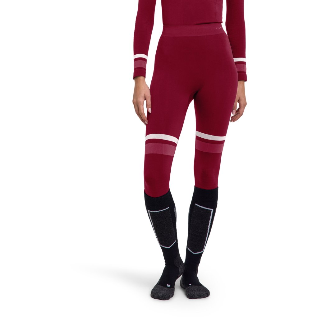 Falke Maximum Warm Trend Long Tights Women - merlot 8117