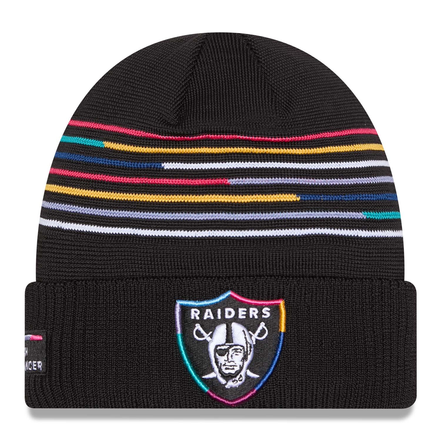 Las Vegas Raiders 2025 NFL Crucial Catch New Era Knit Hat