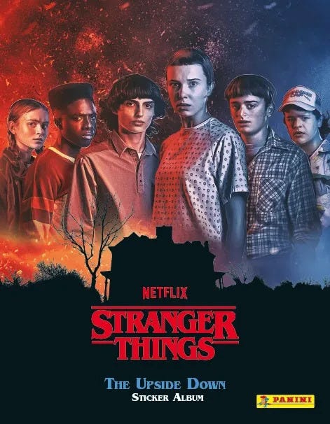 STRANGER THINGS – THE UPSIDE DOWN - missing stickers