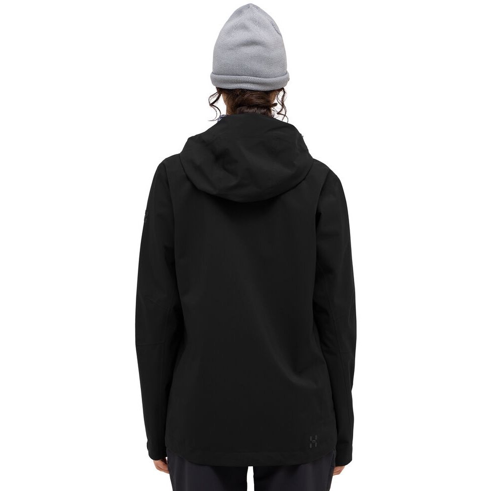 Haglöfs Breeze Proof Rain Jacket Women - true black 2C5