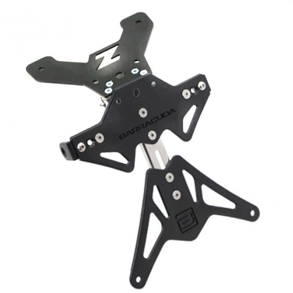 Support de plaque Barracuda Noir - NoirRef : BAR0300 / KN7104/07-BN