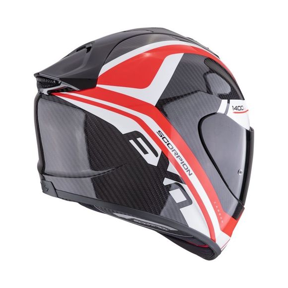 Scorpion Exo EXO 1400 EVO II CARBON AIR Full-Face Helmet - ENKO - Black / RedRef: SC1153