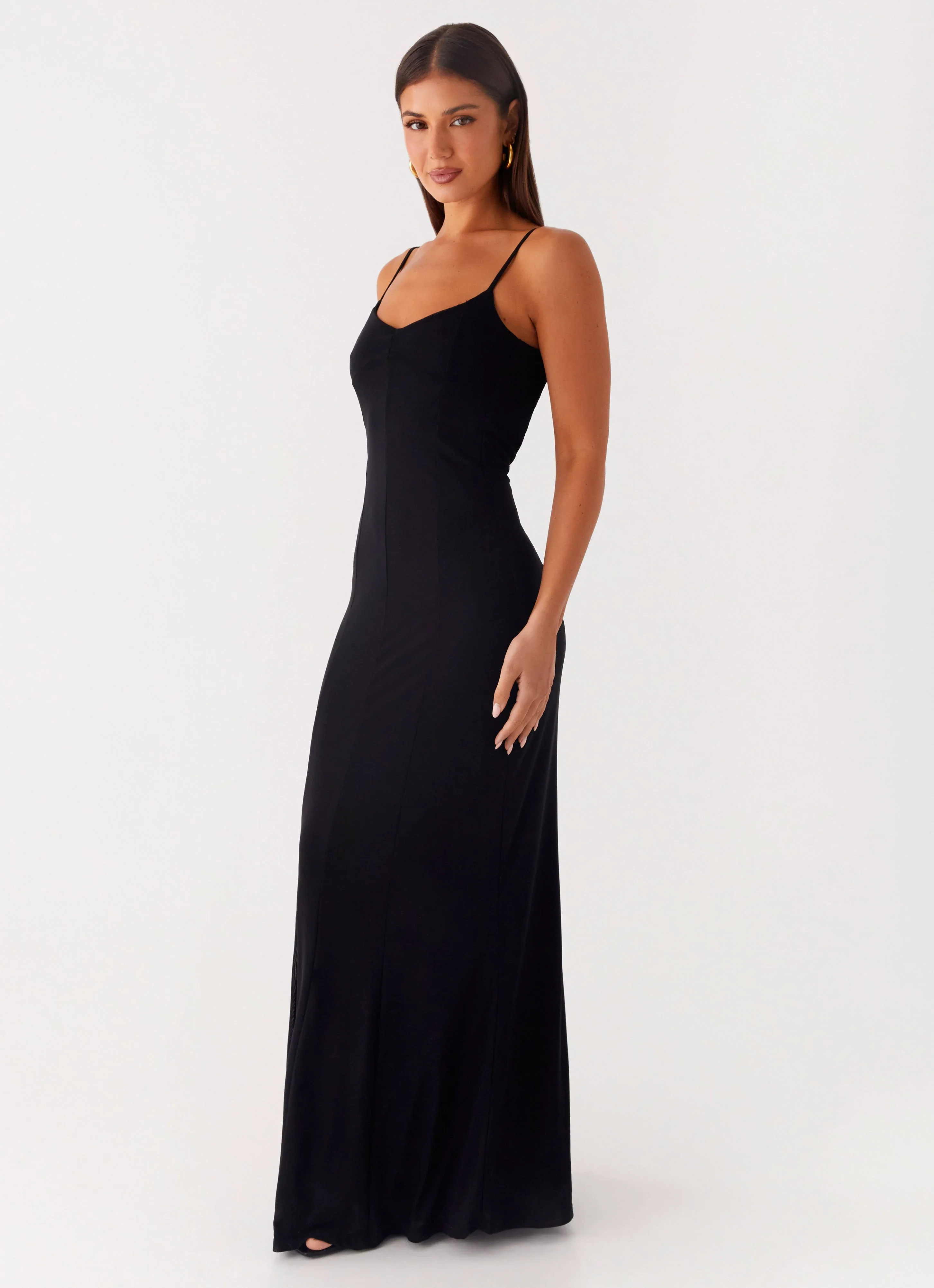 Serene Escape Maxi Dress - Black