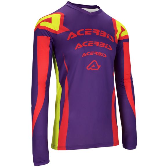 Maillot cross Acerbis MX J-TRACK NASCAR 2024 - Violet / RougeRef : AE5390