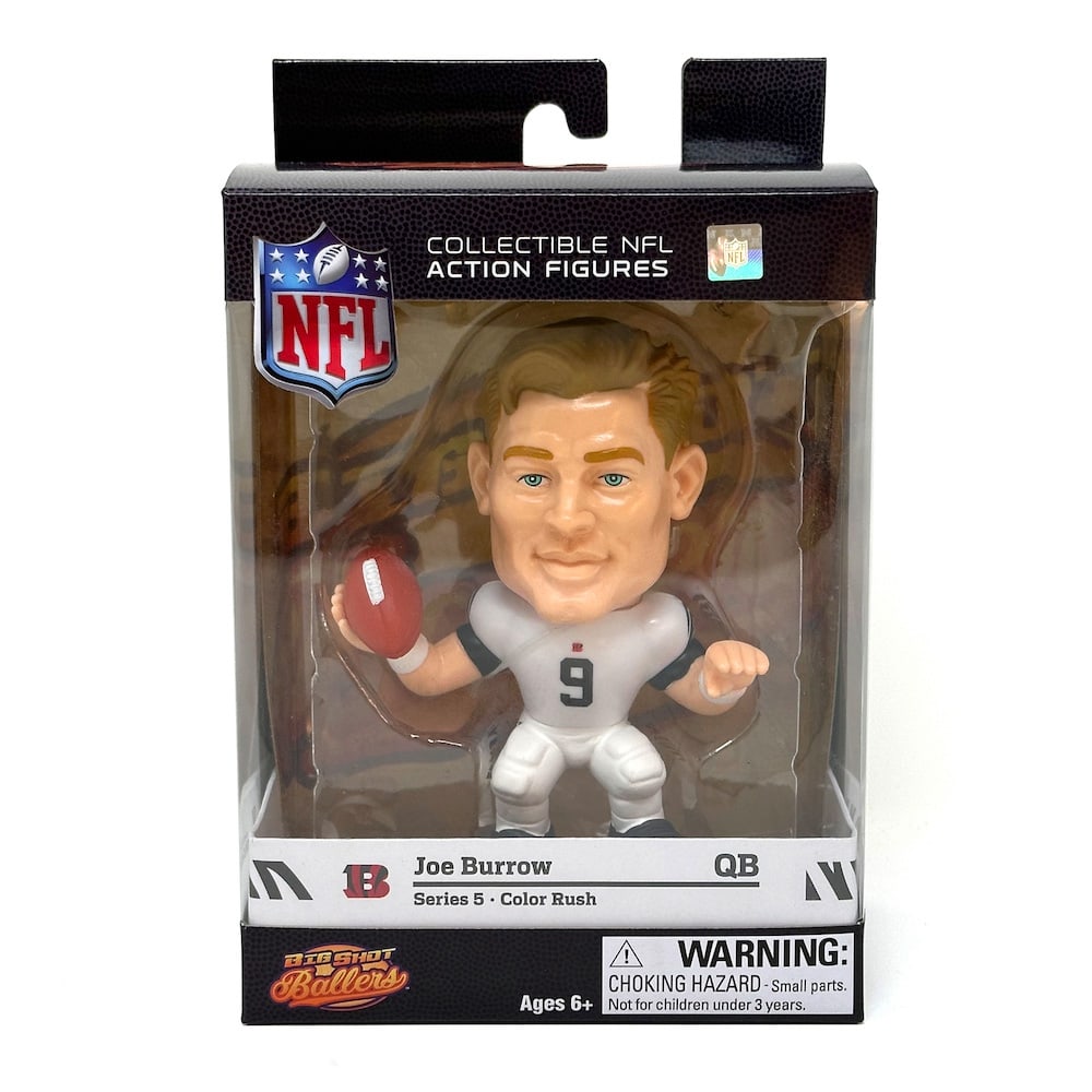 Joe Burrow Cincinnati Bengals Color Rush Big Shot Ballers NFL Figure