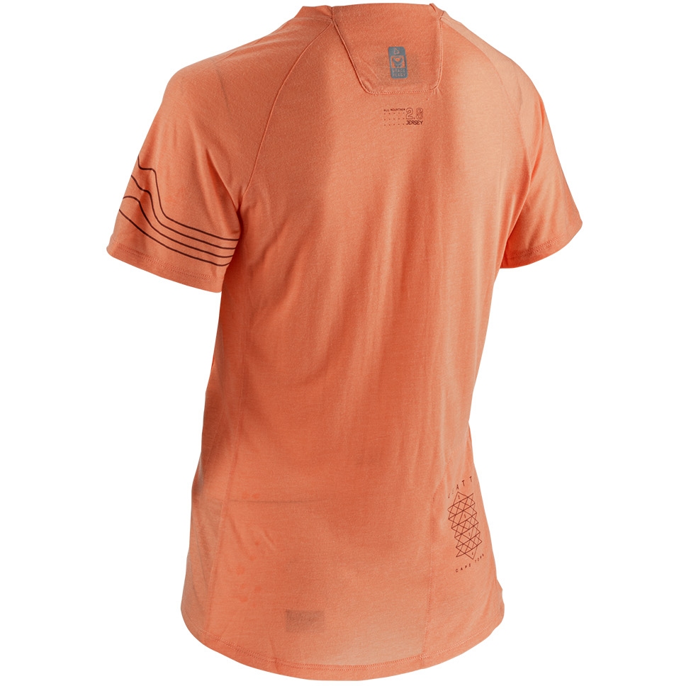 Leatt MTB All Mountain 2.0 Short Sleeve Women's Jersey - peach