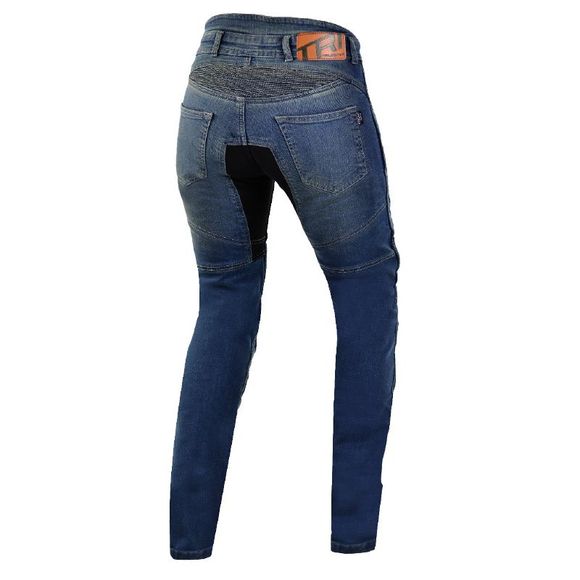 Jean Moto Trilobite Parado Doublelayer Ladies - Skinny - BlueRef: TRI0118