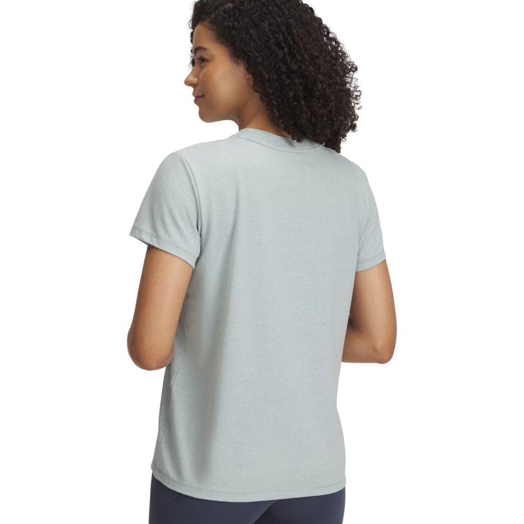 Under Armour UA Rival Core Short Sleeve Shirt Women - Silica Green/White
