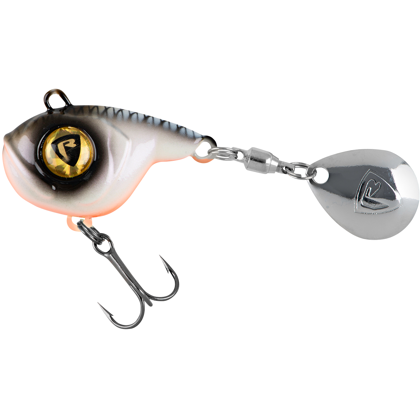 Fox Rage Artificial Lure Ultra UV Big Eye Spin (Bleak)