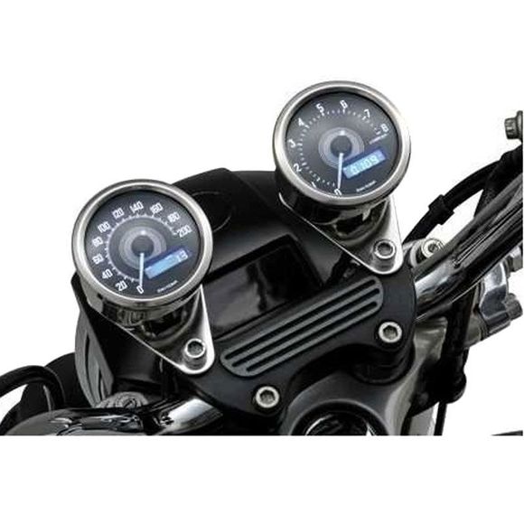Daytona velona chrome Universal Digital Speedometer - GrayRef: 18319 / 85833
