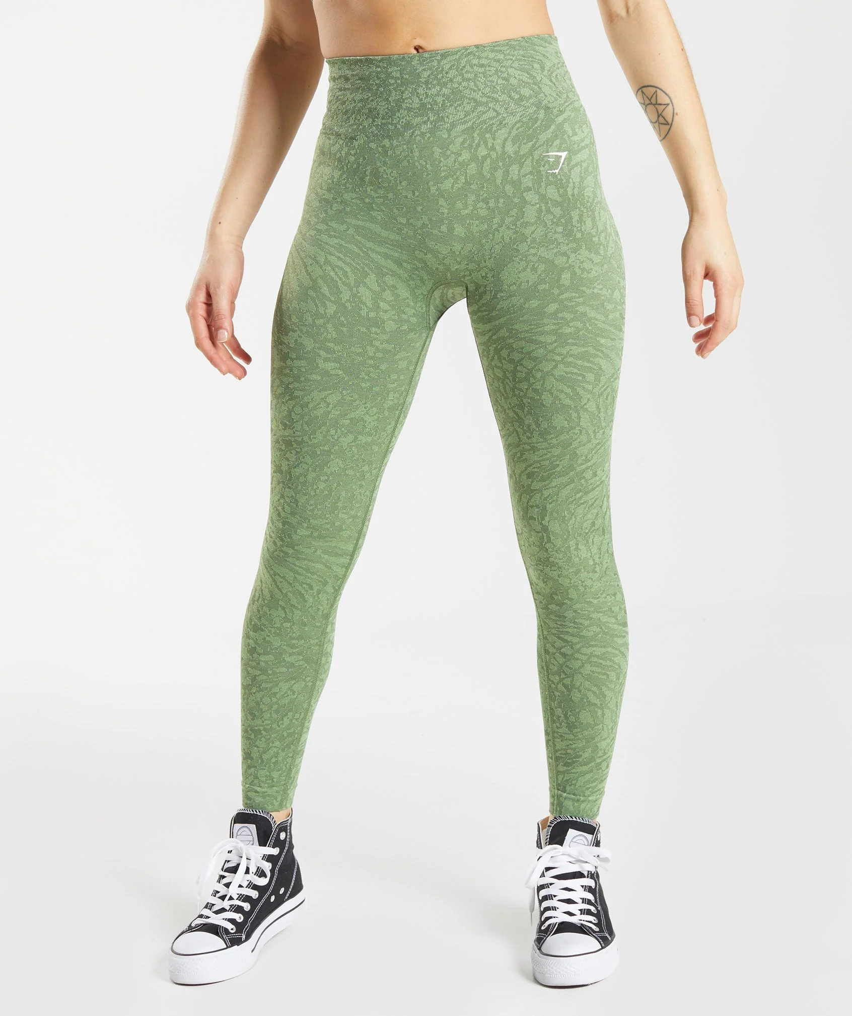 Adapt Animal Seamless Leggings  Wild | Iguana Green
