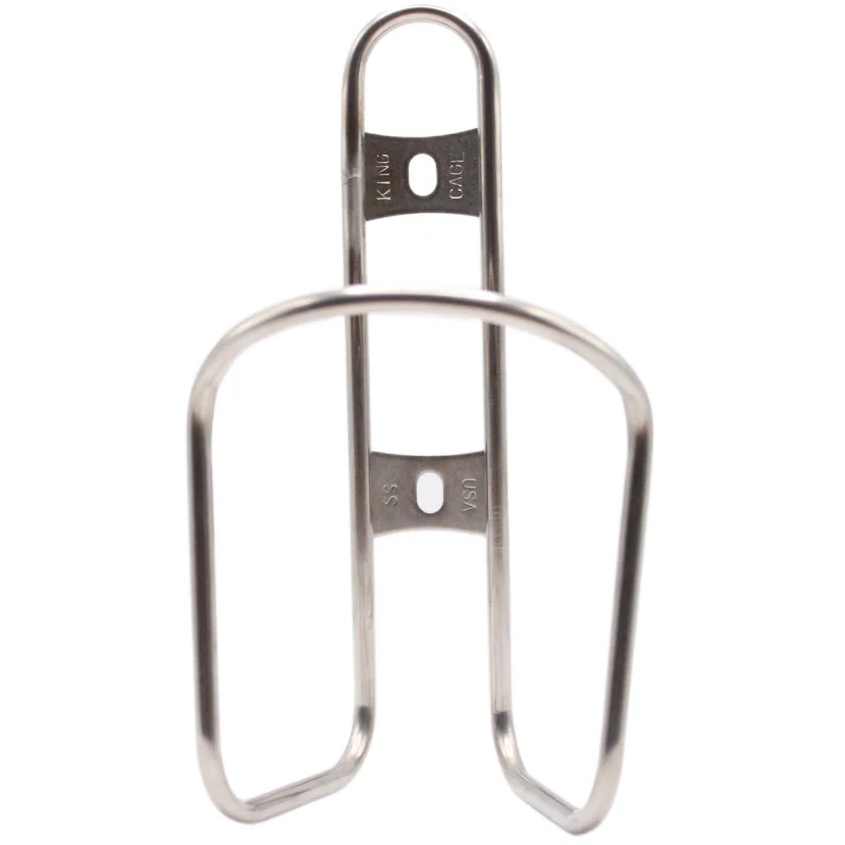 King Cage Lowering Flat Top Bottle Cage - Stainless Steel
