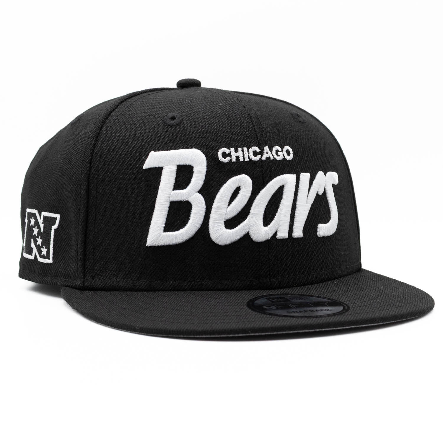 Chicago Bears Script New Era 9FIFTY NFL Snapback Cap Black