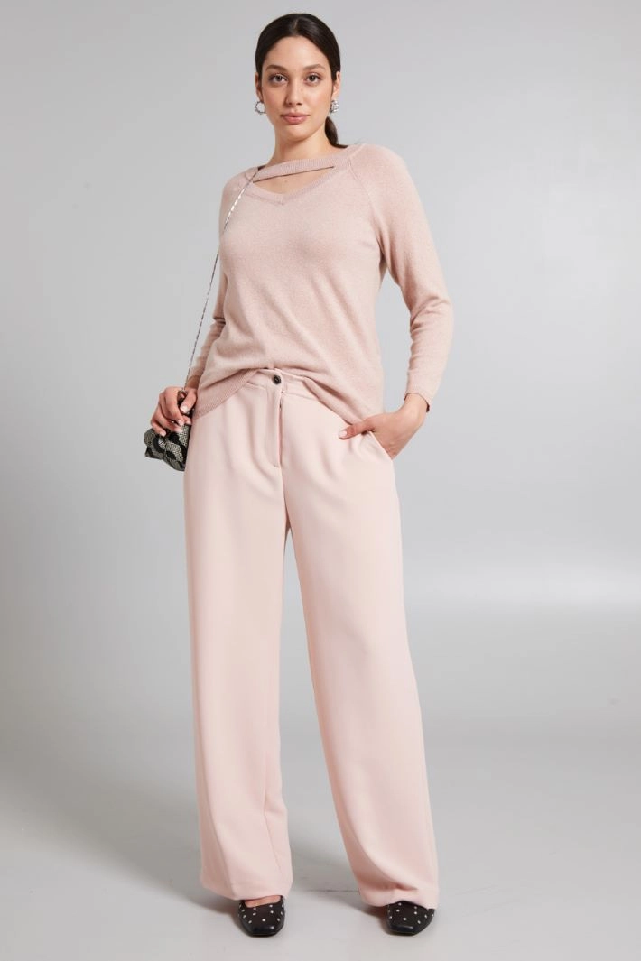 Cady palazzo trousers - PINK