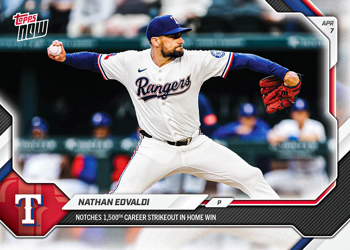 Nathan Eovaldi - 2026 MLB Topps NOW® - Card 62 - PR: 365
