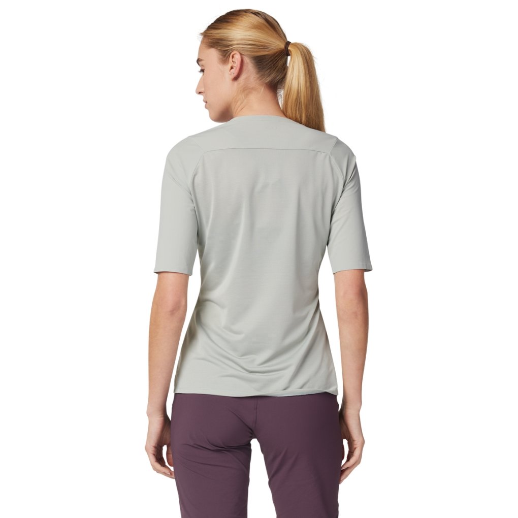 FOX Flexair Ascent MTB Short Sleeve Jersey Women - grey vintage
