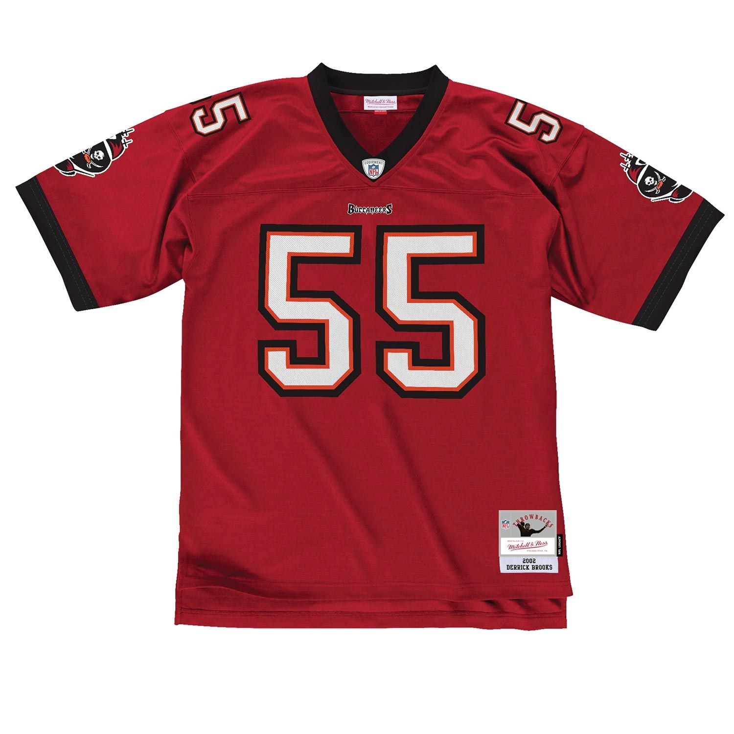 Derrick Brooks #55 Tampa Bay Buccaneers Legacy Throwback NFL Jersey
