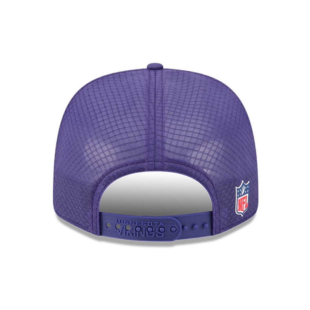 Minnesota Vikings Historic 2025 NFL On-Field Sideline 9SEVENTY Trucker Snapback Cap
