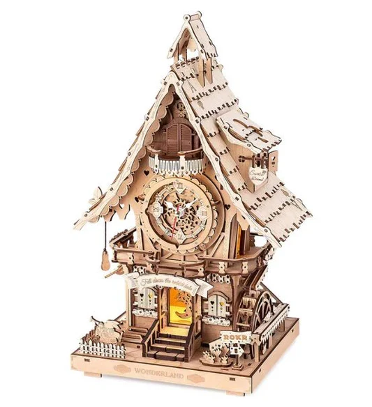 Cuckoo Clock - Natural Wood Robotime LC901