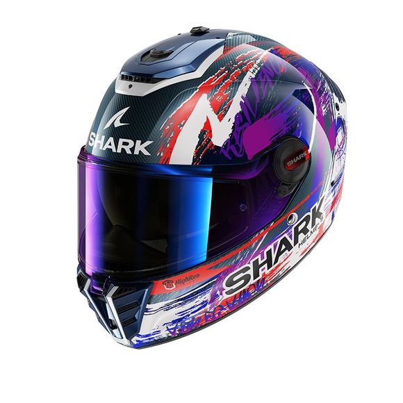 Shark SPARTAN RS CARBON ZARCO SIGNATURE Full-Face Helmet - Carbon / WhiteRef: SH1830