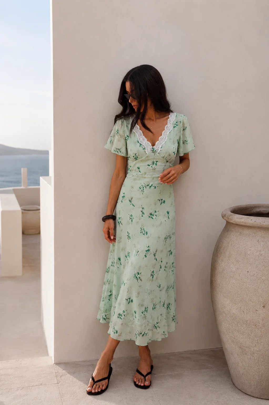 Arabela Floral Midi Dress