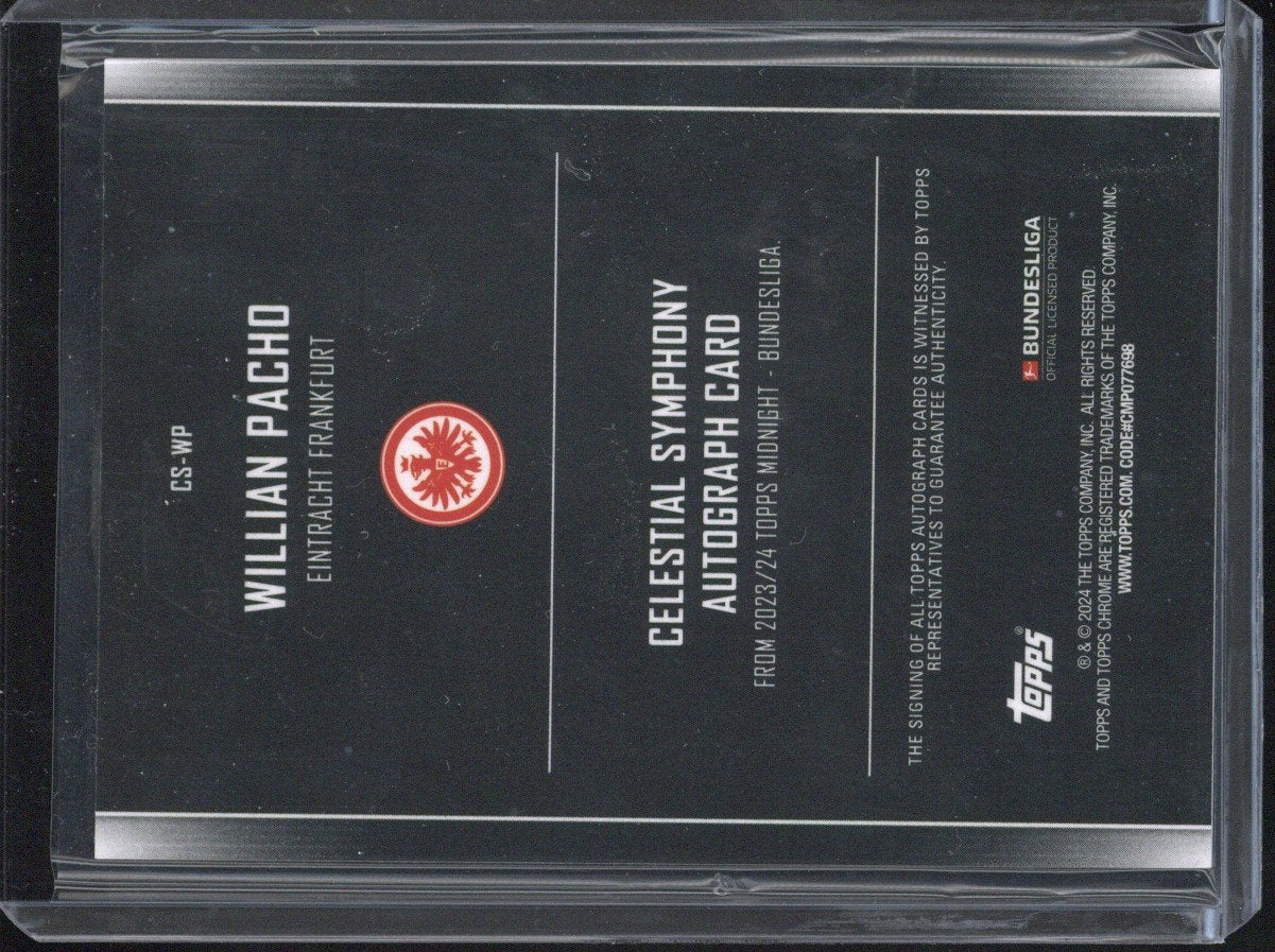 2024 Topps Midnight William Pacho RC Autograph