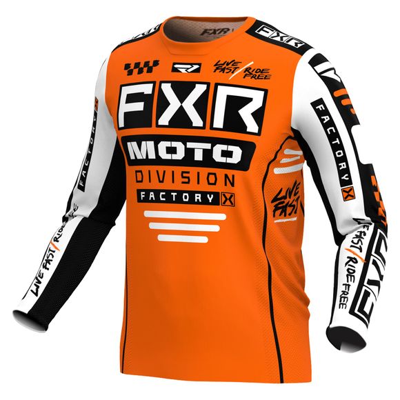Maillot cross FXR YOUTH PODIUM 24 - Orange / BlancRef : FXR0477