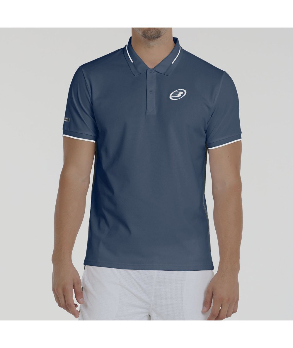 BULLPADEL LEIRO 25V NAVY BLUE POLO SHIRT