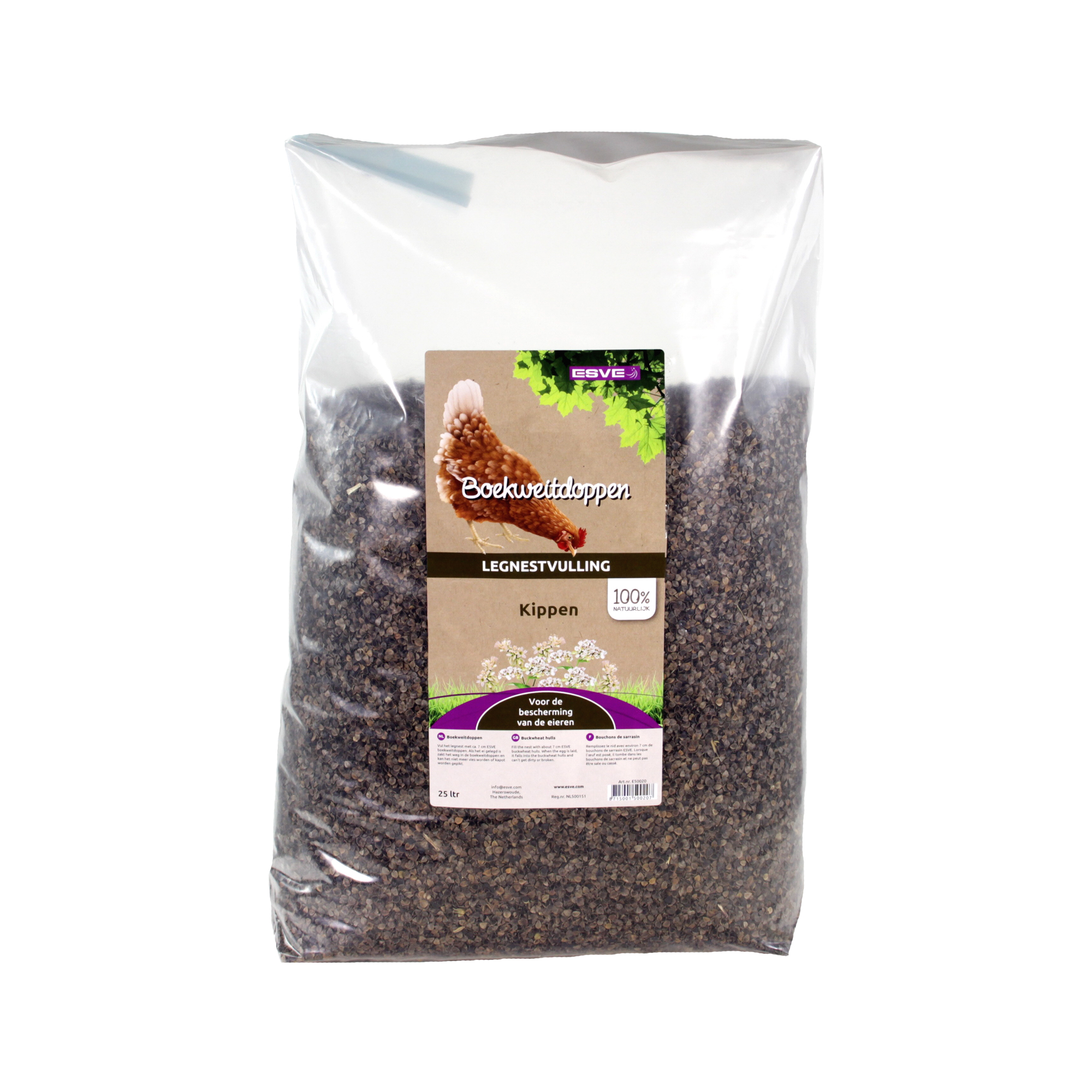 Esve Corbo Buckwheat Hulls - 25L