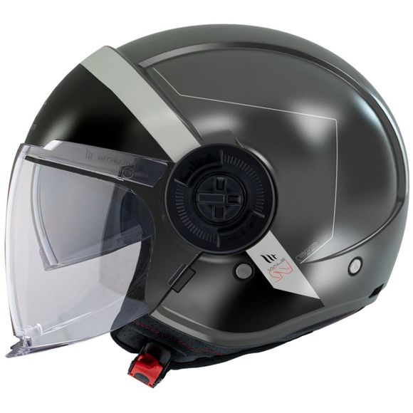 Casque jet MT HELMETS VIALE SV S - 68 UNITS - GrisRef : MTH0075
