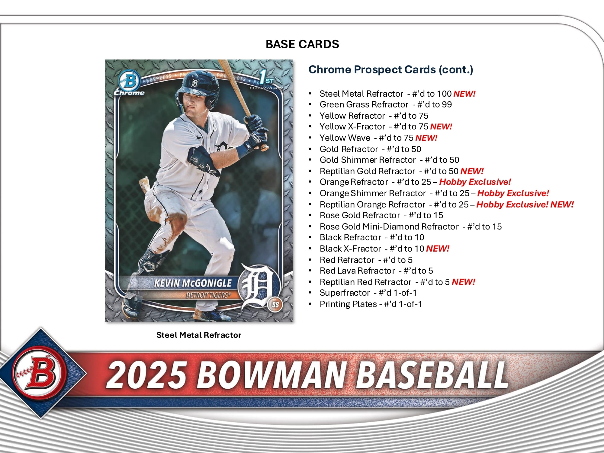 2025 Bowman Baseball MLB Hobby Box