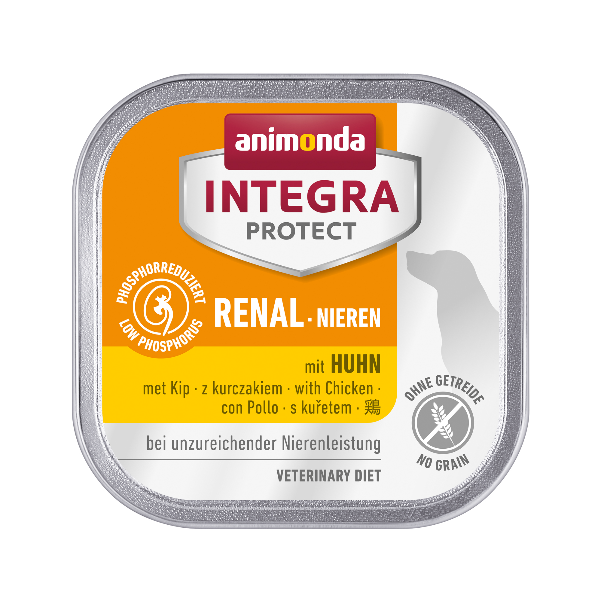 Animonda Integra Protect Dog Kidneys - Chicken - 11 x 150 g tubs