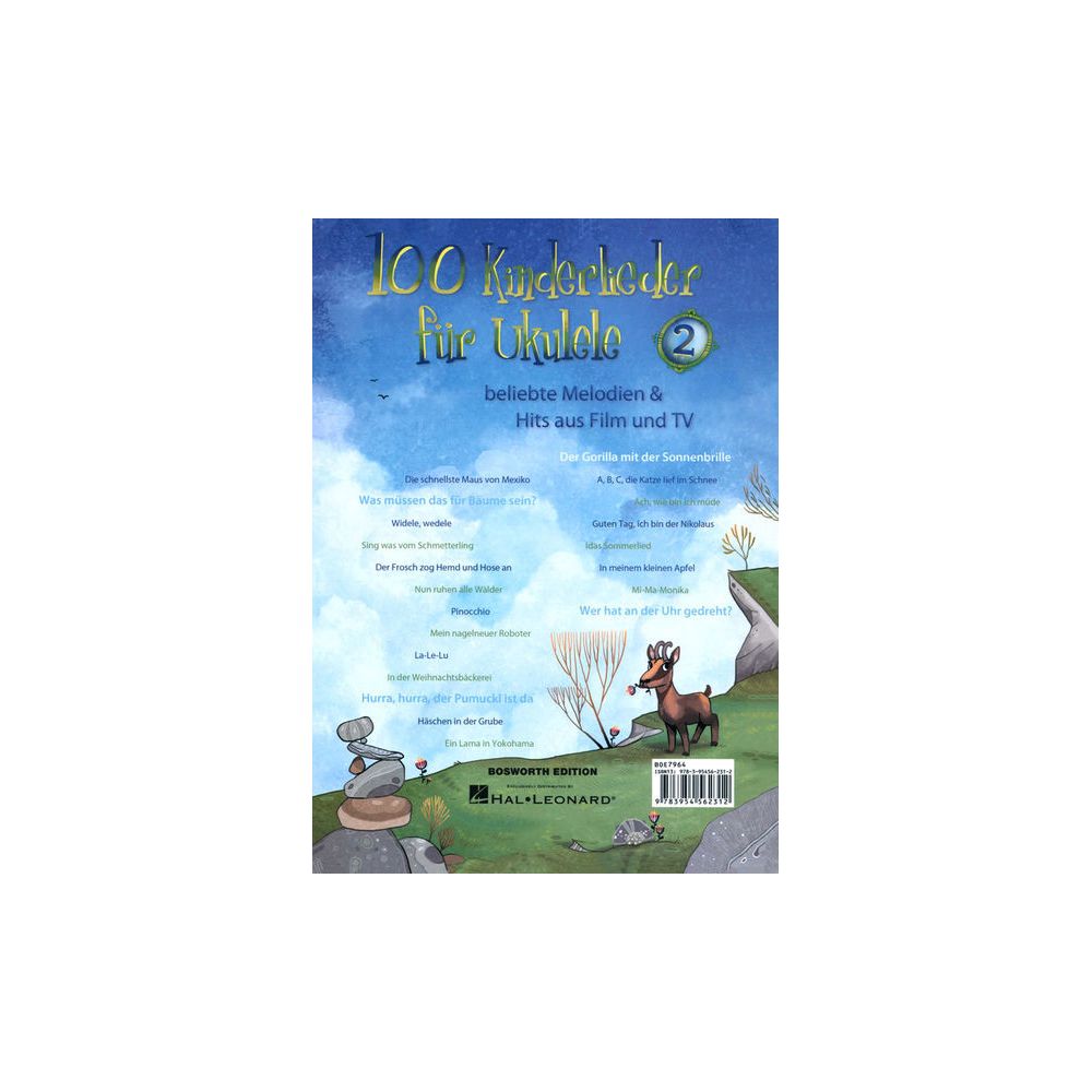 Bosworth 100 Kinderlieder Ukulele 2 – Thomann Ireland