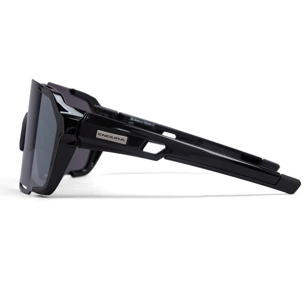 Endura SingleTrack Frameless Glasses - black - platinum REVO smoke | clear silver flash mirror