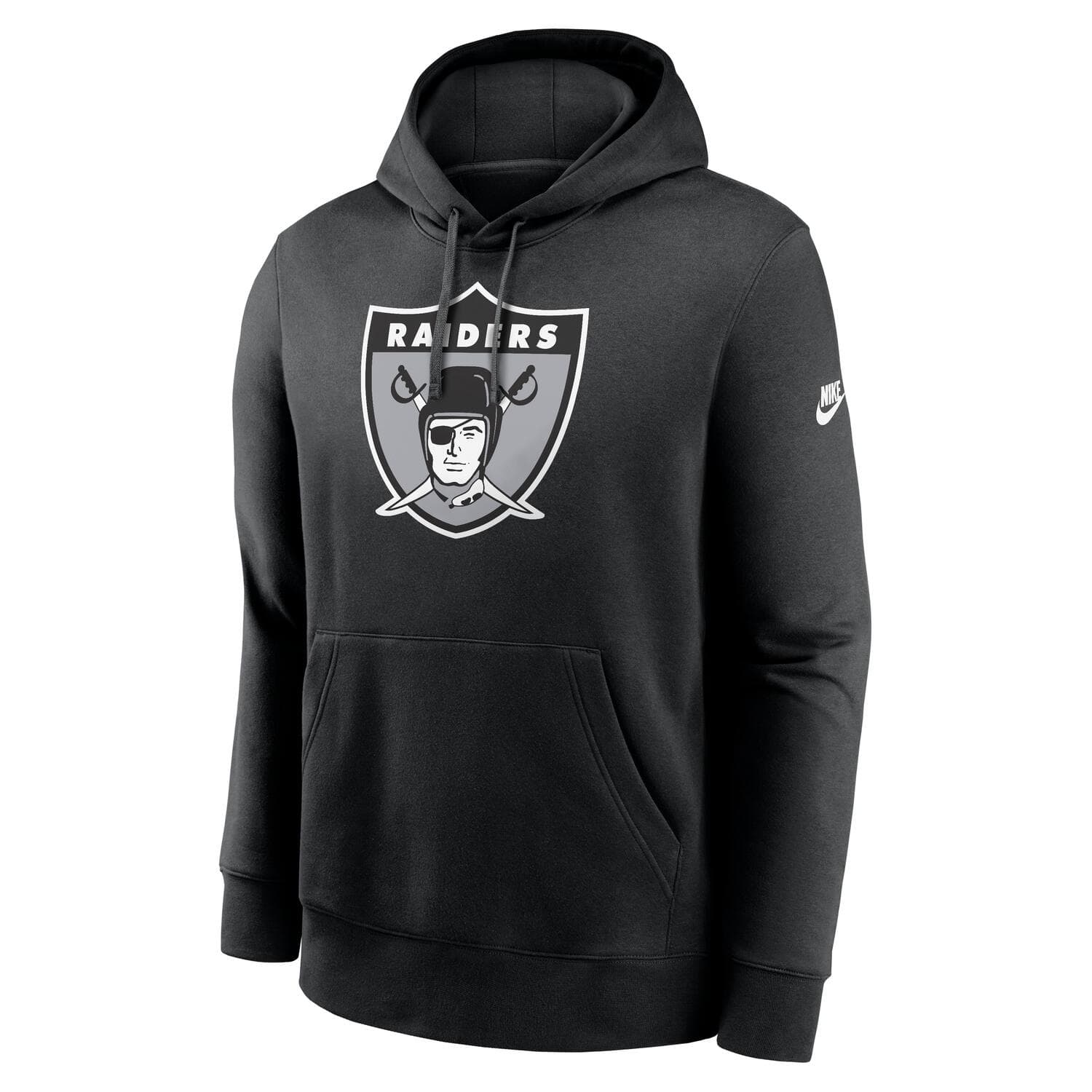 Las Vegas Raiders Throwback Nike Club NFL Hoodie Black